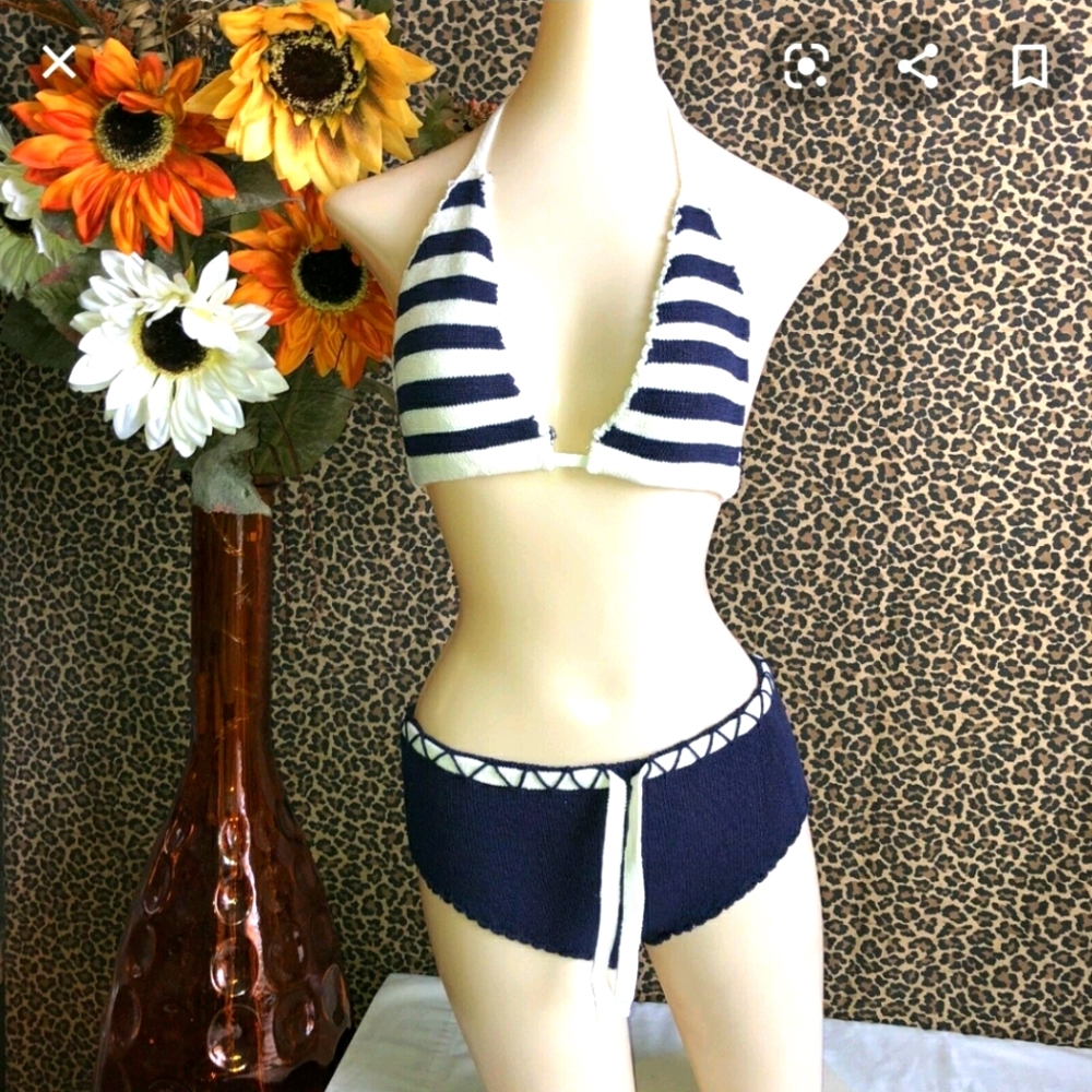 Leg Avenue 2pc knit Bikini